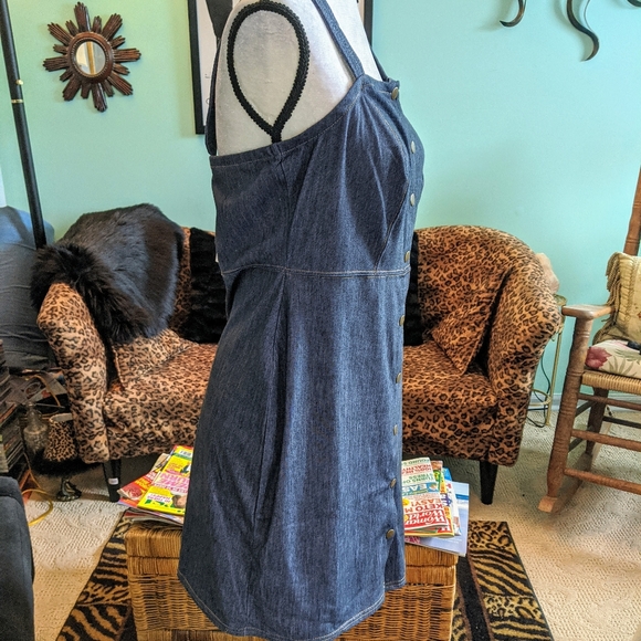 Stretch denim look sundress - Picture 2 of 5